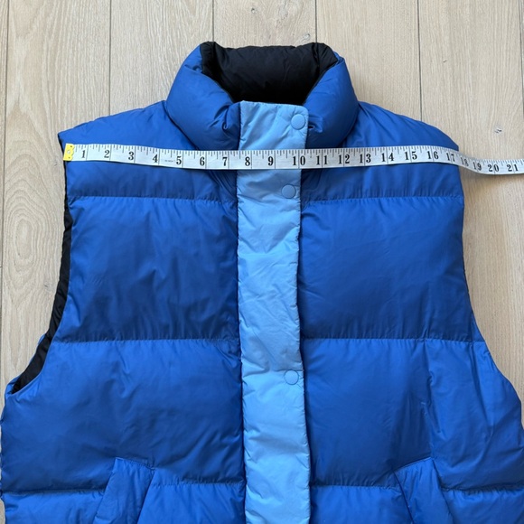 Marni x Uniqlo Oversized Lightweight Down Puffer Vest Unisex Small Blue - Picture 3 of 12